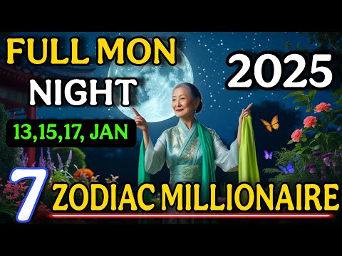 🌕 7 Zodiac Signs That Will Become Millionaires on the Full Moon in 2025 💰 | Shocking Predictions